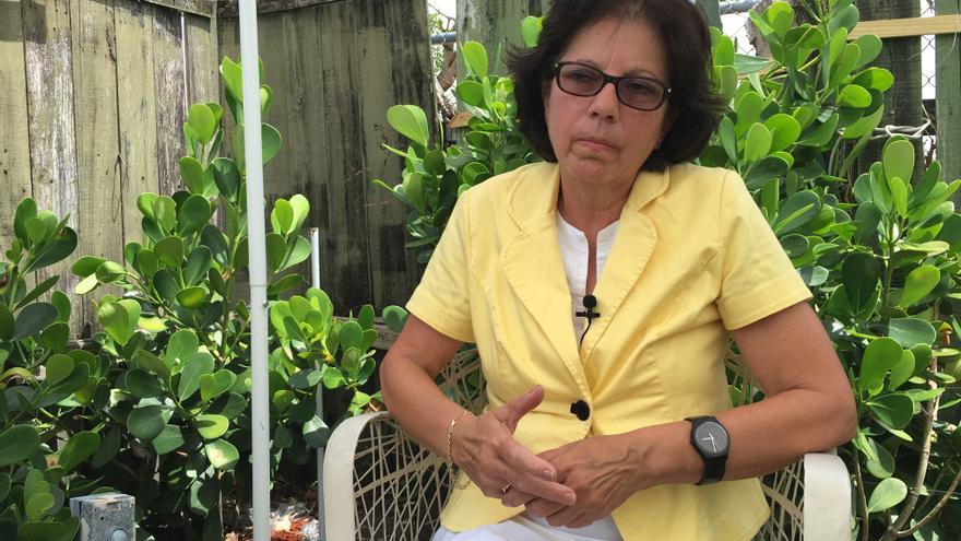 Ofelia Acevedo, viuda de Oswaldo Payá, se instaló en Miami tras la muerte del líder del Movimiento Cristiano de Liberación. (14ymedio)