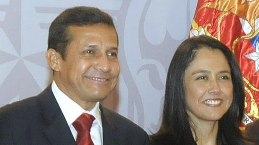 Ollanta Humala y Nadine Heredia durante un viaje oficial en Chile en 2011. (Gobierno de Chile/ CC)