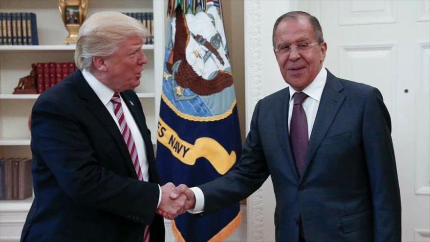 La visita de Lavrov a Washington ha sido el contacto de más alto nivel de Trump con el Kremlin desde su llegada a la Casa Blanca el pasado 20 de enero. (Hispan TV)