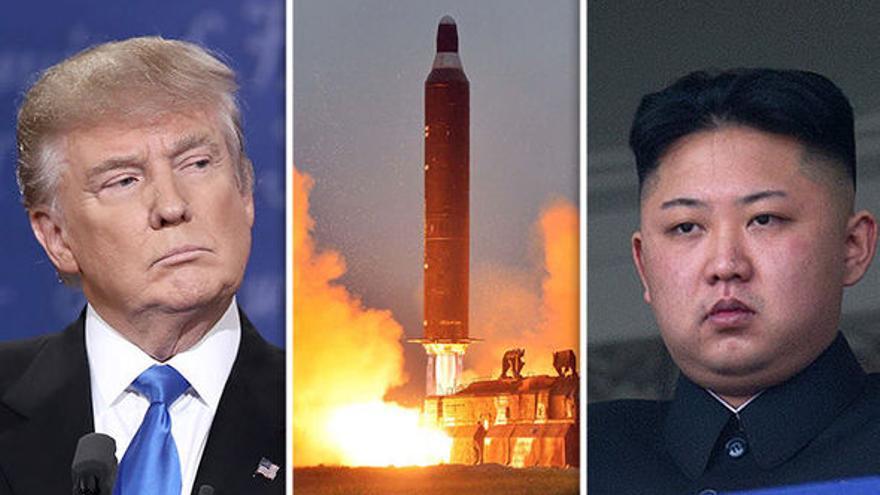 El presidente de Estados Unidos, Donald Trump y el líder norcoreano Kim Jong-Un. (CC)