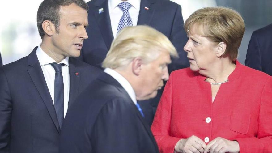La relación entre Bruselas y Washington se ha tensado tanto que los líderes europeos incluso han dejado de mantener la compostura ante las formas de Trump. (efe)