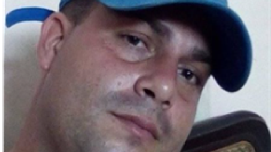 Daniel Alejandro Gutiérrez Cruz, ex Jefe de Sector de la PNR en Corralillo, Villa Clara, está acusado de perseguir con perros a los balseros que trataban de irse ilegalmente del país. (FHRC)