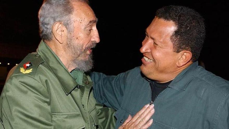 Fidel Castro y Hugo Chávez. (EFE)