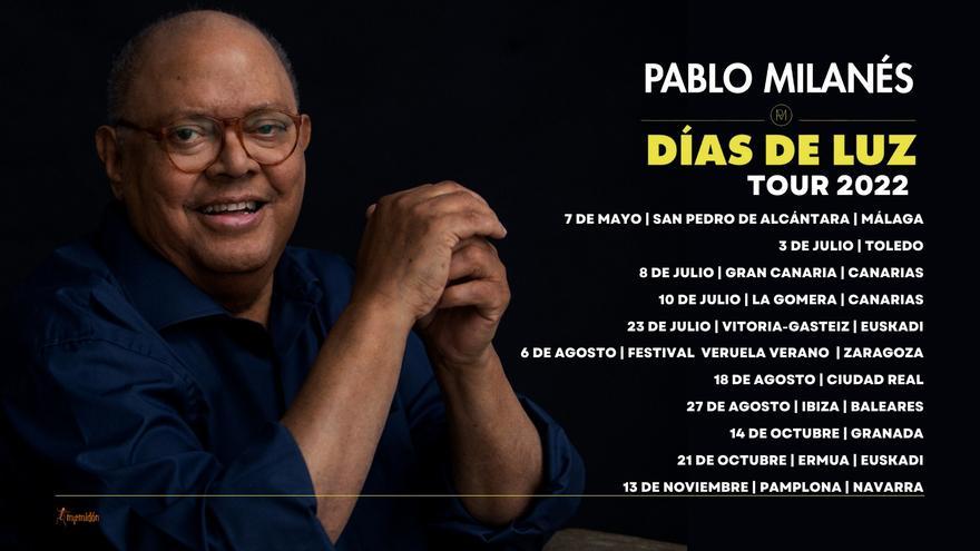 Cartel promocional del concierto de Pablo Milanés en el Teatro Nacional de Cuba. (Instagram)