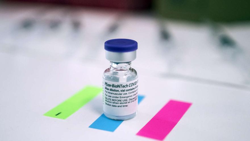 Dosis de la vacuna de Pfizer-BioNtech contra el covid-19 en una fotografía de archivo. (EFE/Etienne Laurent)