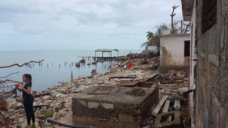 Los daños en Punta Alegre, Ciego de Ávila, podrían rondar en torno al 80%, pero no hay cifras oficiales. (Lisbet Cuéllar)