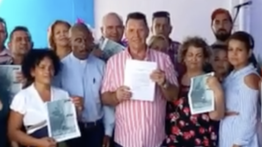 La Alianza de Cristianos de Cuba se constituyó la semana pasada, informó el OCDH. (Captura)