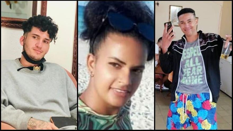 Amistades y familiares han lamentado en las redes sociales la muerte de los jóvenes Kevin Medina, Nayelis Rodríguez y Yoan Karel Almaguer Tamayo, entre otros. (Collage)