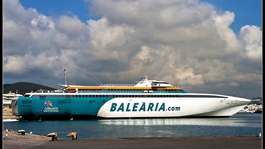Barco de la naviera valenciana Baleària. (Manolo Gómez/Flickr)