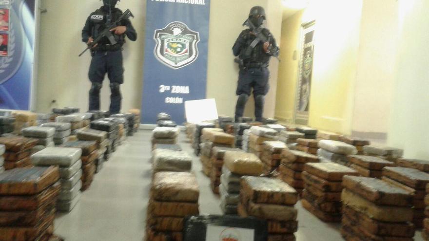 La cocaína fue decomisada en un operativo denominado “Caña Brava”. (Policía Nacional de Panamá)