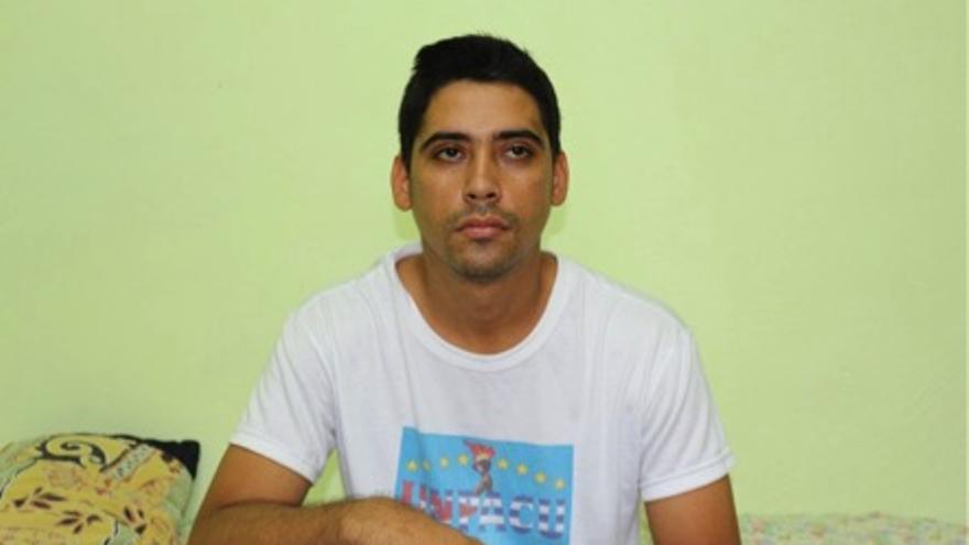 Carlos Amel, uno de los activistas en huelga de hambre. (Twitter/Unpacu)