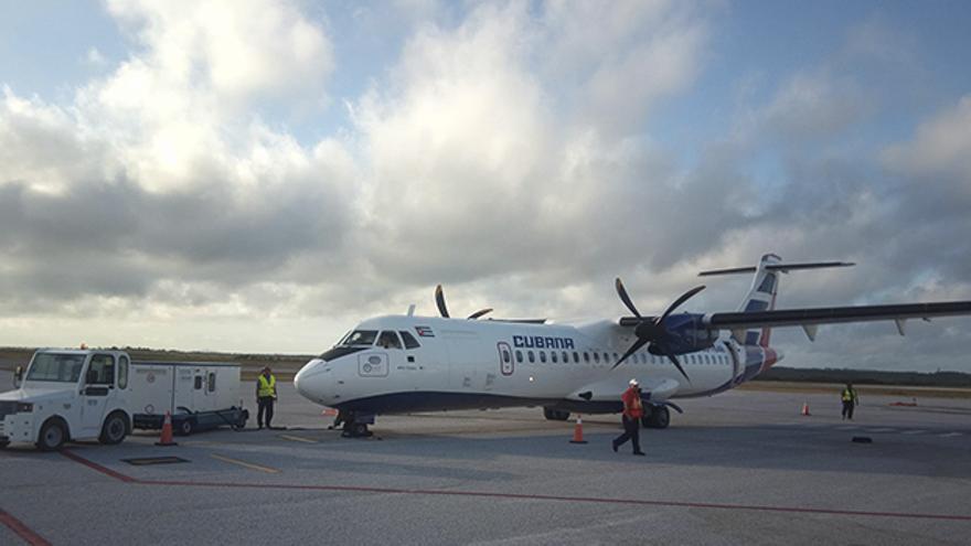 La aerolínea Cubana de Aviación reactivó esta semana sus vuelos hacia la isla de la Juventud. (Aeropuerto de Gerona)