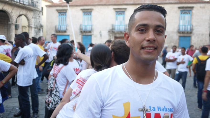 Dariel Hernández, el animador de la pastoral juvenil de la Diócesis de Camagüey. (14ymedio)