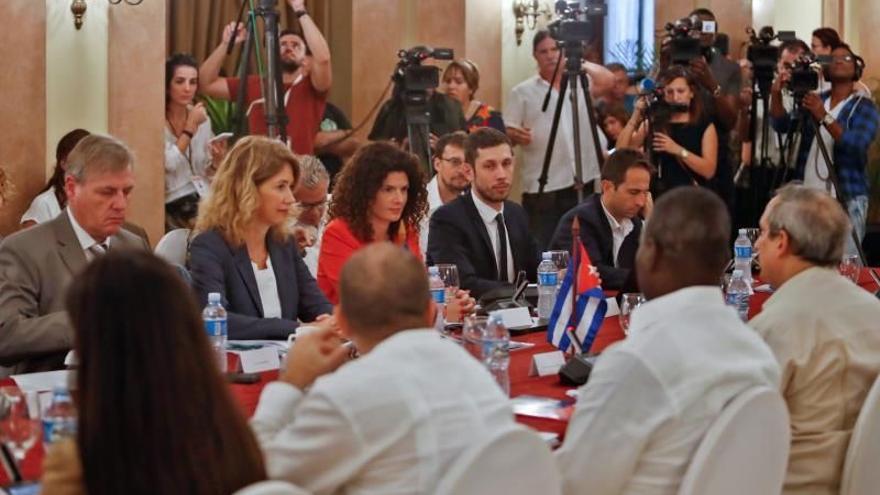 Segundo Diálogo sobre Medidas Coercitivas Unilaterales Cuba-Unión Europea. (EFE)