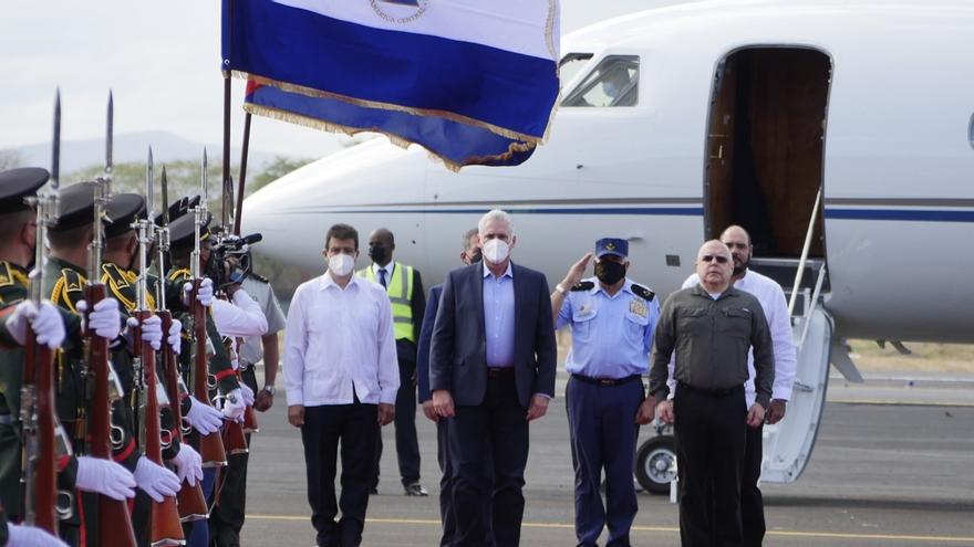 Díaz-Canel viajó a Managua para asistir a la toma de posesión de Ortega y Murillo. (Prensa Latina)