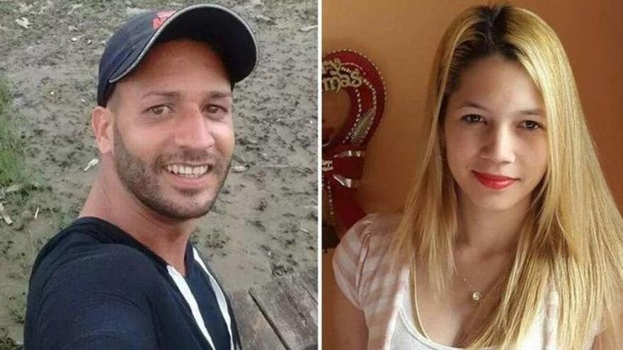 Los cubanos Dunieski Eliades Lastre y Edelvis Martínez (der.) fueron asesinados en septiembre del 2016 en el Urabá antioqueño, Colombia, por dos coyotes colombianos. (Cortesía)