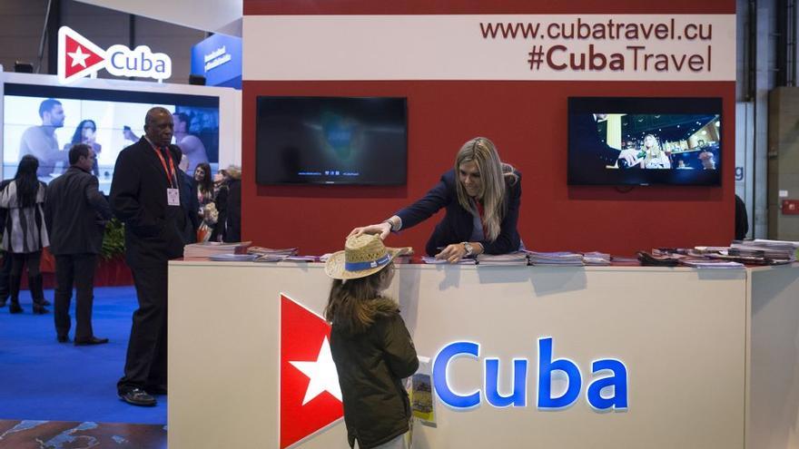 Estand de Cuba en la 37 edición de la Feria Internacional de Turismo Fitur 2017. (EFE)