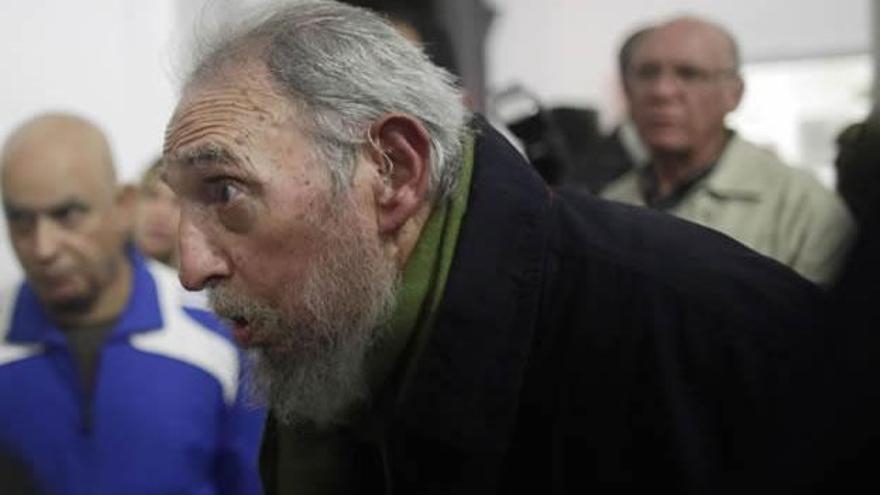 Fidel Castro en enero de 2014