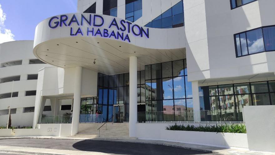 Hotel Grand Aston La Habana, recién construido por Gaesa en el Malecón. (14ymedio)