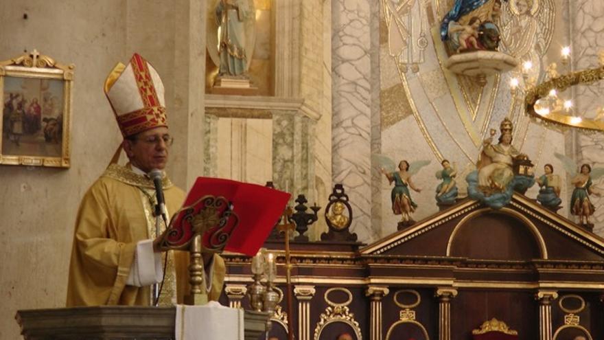 El nuevo arzobispo de La Habana, Juan de la Caridad García Rodríguez presidió la Eucaristía acompañado de varios obispos concelebrantes (14ymedio)