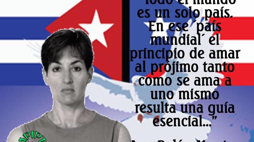 Imagen de campaña por la liberación de Ana Belén Montes. (Facebook)