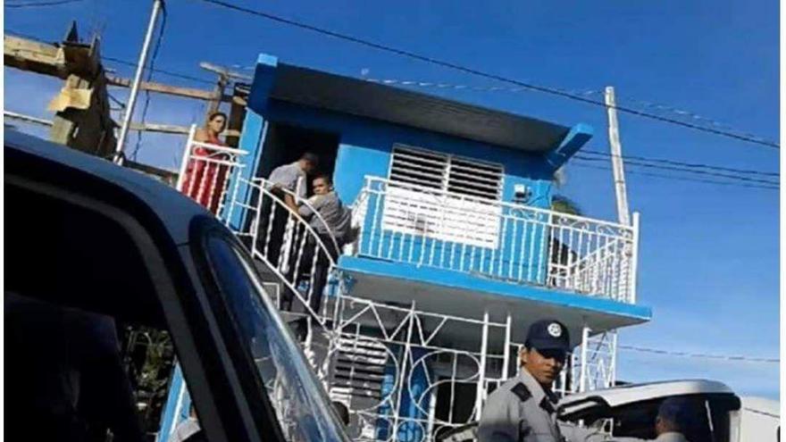 Imagen de un allanamiento anterior, en marzo de 2016, contra la sede de la Unión Patriótica de Cuba en Santiago de Cuba. (Facebook)