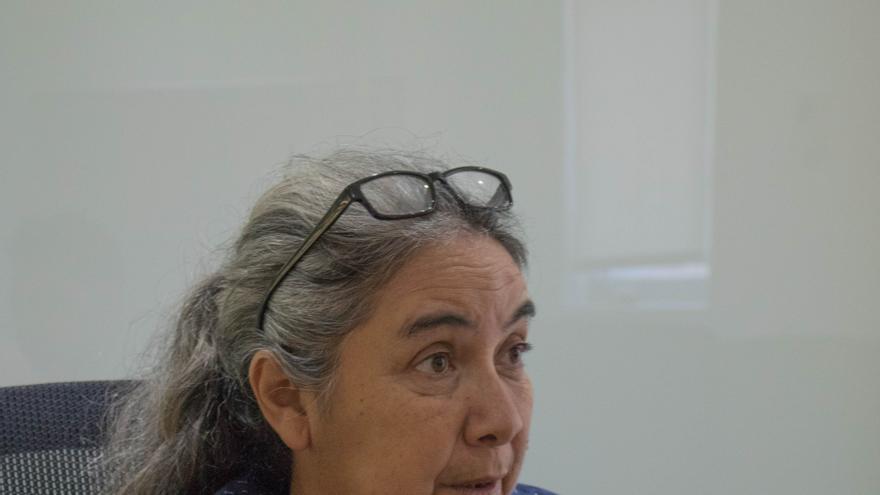 Juana Mora Cedeño, directora de la organización Arco Iris Libre de Cuba. (Milkos D. Sosa)