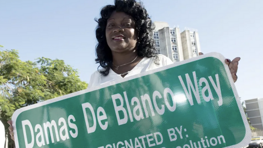Llíder del movimiento femenino opositor Damas de Blanco, Berta Soler. (EFE/Giorgio Viera)