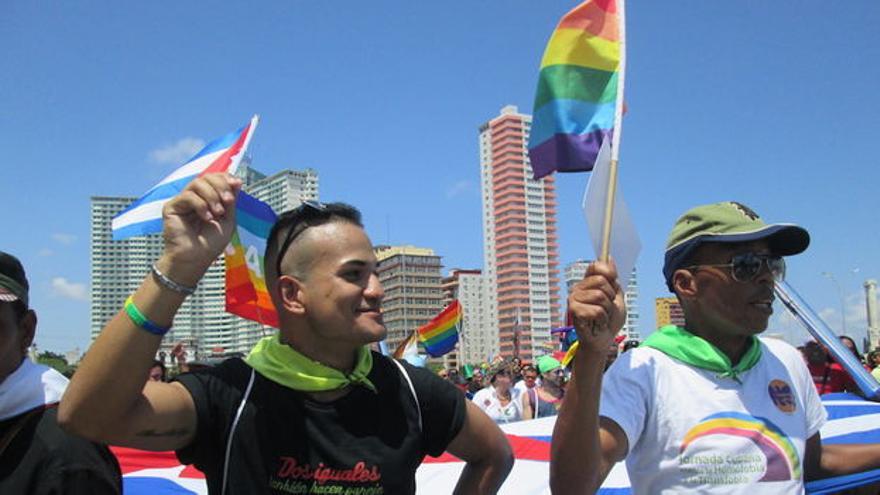 Marcha contra la homofobia y la transfobia en Cuba (14ymedio)