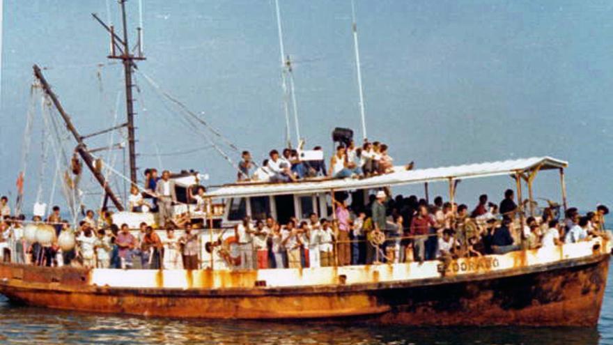 El éxodo por el puerto de Mariel, en 1980, es uno de esos momentos en que muchos perdieron la ilusión en el proceso cubano. (Florida Memory)