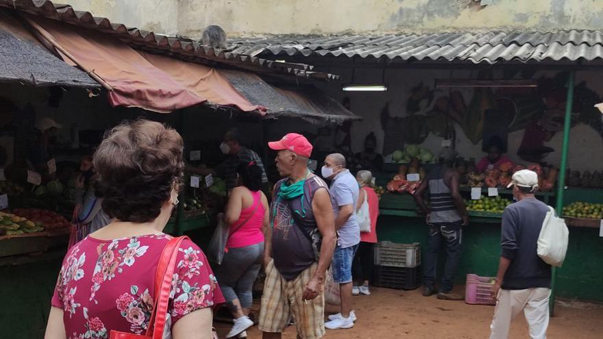 Mercado de San Rafael, en La Habana. (14ymedio)