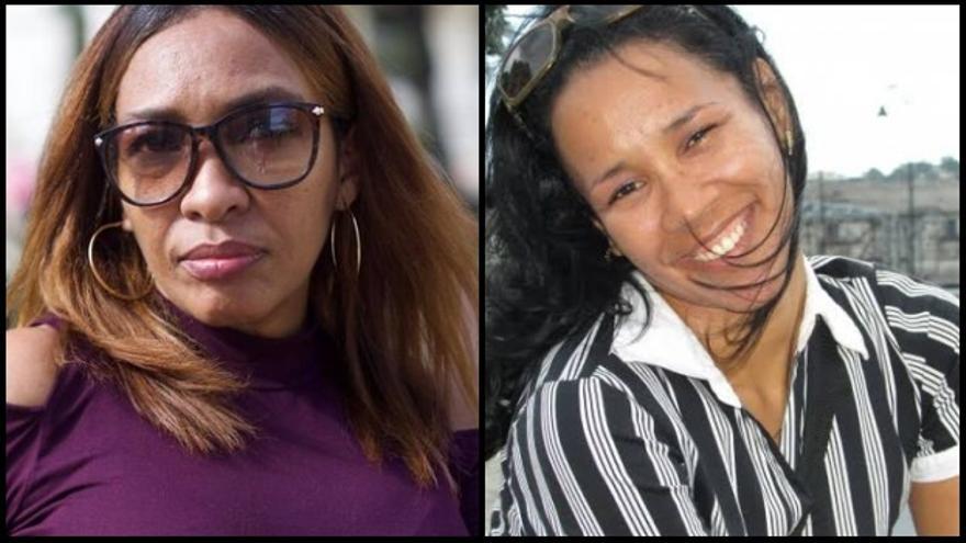 Las activistas Nancy Alfaya y Marthadela Tamayo fueron detenidas durante seis horas este viernes. (Collage)