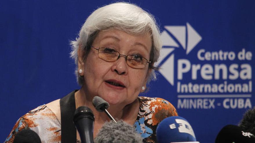 La relatora de la ONU, Virginia Dandán, evitó este viernes pronunciarse sobre los derechos humanos en Cuba argumentando que esas cuestiones no entran dentro de los parámentros de su mandato. (EFE)