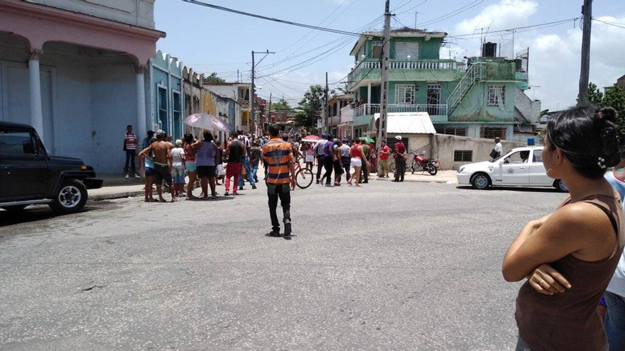 Protestas en el Consejo Popular Altamira en Santiago de Cuba este 1 de agosto de 2022. (Facebook)