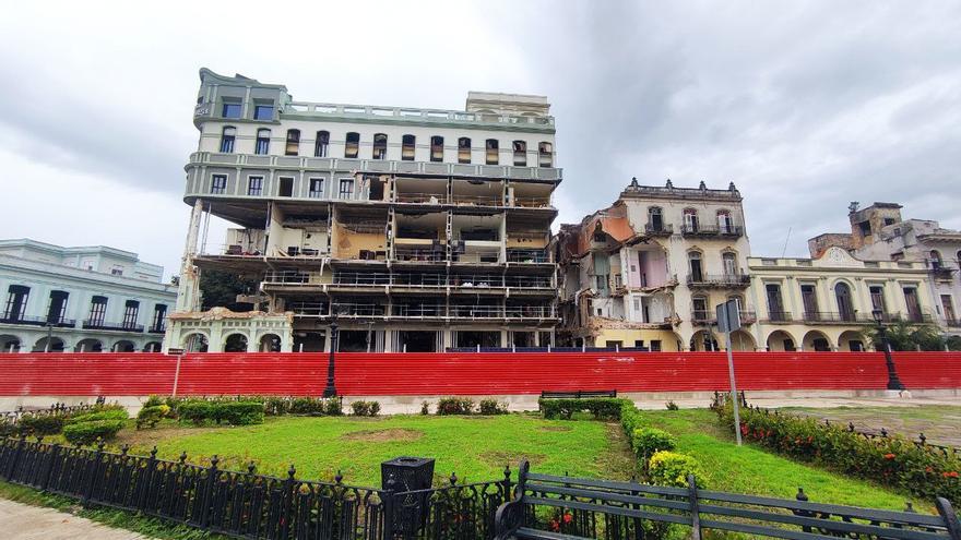 El hotel Saratoga será estabilizado, mientras varios edificios aledaños se demolerán. (14ymedio)