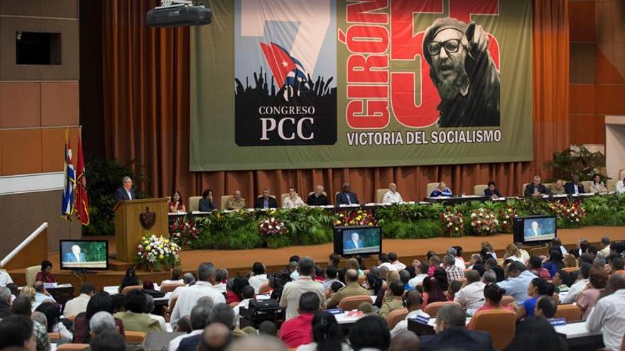  El presidente cubano, Raúl Castro, este martes durante el VII Congreso del Partido Comunista de Cuba. (EFE)