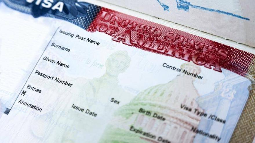 Visa de Estados Unidos.