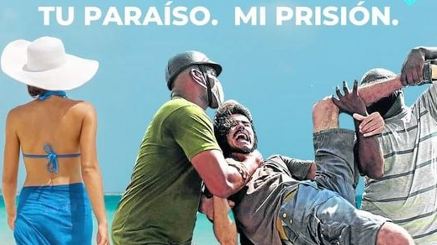 Uno de los carteles que promocionan la campaña #NoViajesACuba. (Cuba Decide)