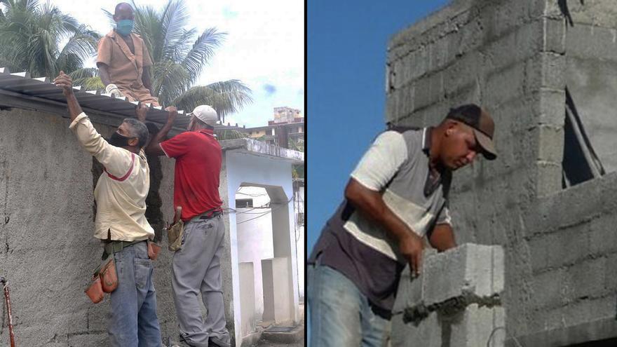 El sector de la construcción atraviesa serias dificultades en Cuba. (Collage)