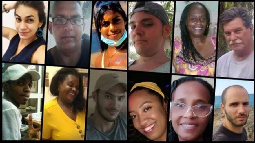 Algunos rostros de las víctimas de la explosión del hotel Saratoga en La Habana Vieja. (Collage)