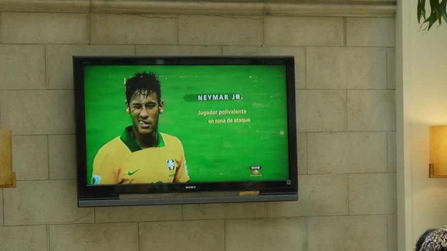 Un partido de fútbol de la Copa del Mundo Brasil 2014. (14ymedio)