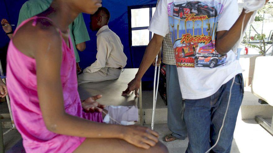 Los haitianos recibieron atención humanitaria y fueron ubicados en un centro temporal de acogida. (EFE)