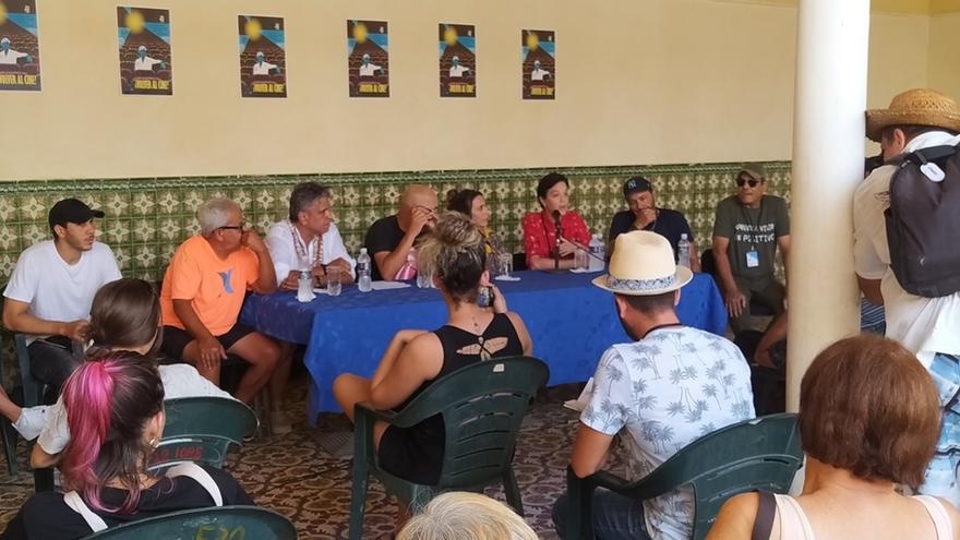 La mayoría de los cineastas, actores, productores, músicos y organizadores viajaron desde La Habana al municipio holguinero, donde ya se había preparado la logística del evento. (Festival Internacional de Cine de Gibara/Facebook)