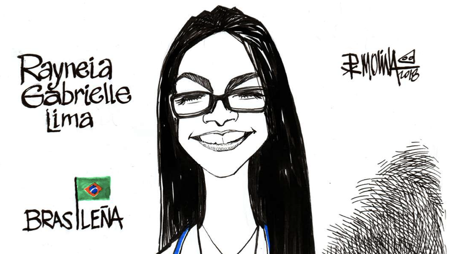 Rayneia Gabrielle Lima era estudiante de Medicina brasileña, y una de las dos mujeres incluidas en el libro. (Pedro X. Molina)
