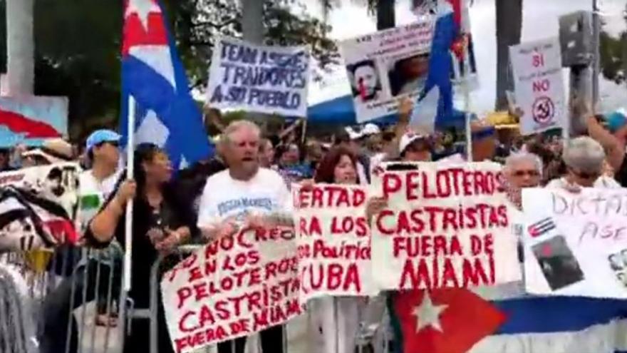 Tras sugerir que los cubanos no tenían posibilidades de vencer, la declaración critica la "agresividad vil y organizada" de los aficionados de la Isla exiliados en Miami. (Captura)