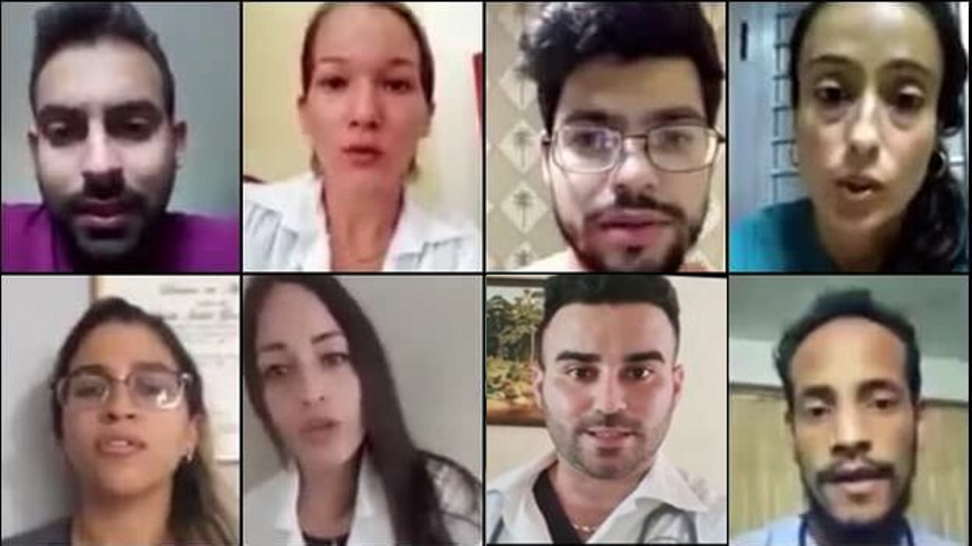 Más de una veintena de médicos hicieron circular videos denunciando el colapso del sistema de salud cubano. (Collage)