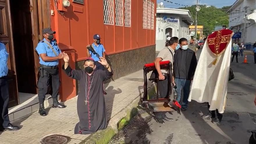 Álvarez, de 55 años, es obispo de la Diócesis de Matagalpa y administrador apostólico de la Diócesis de Estelí. (Diócesis de Matagalpa/Facebook/Captura)