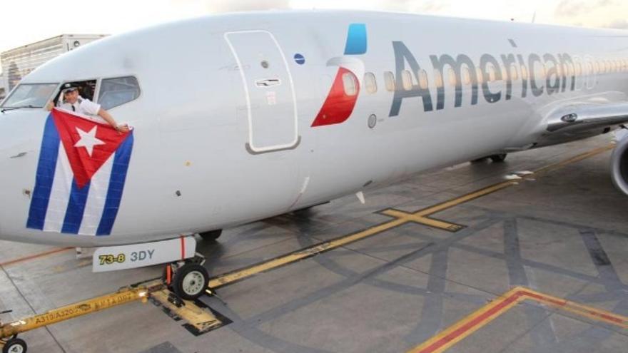 American Airlines inauguró sus vuelos regulares a Cuba el pasado miércoles 7 de septiembre. (AA)