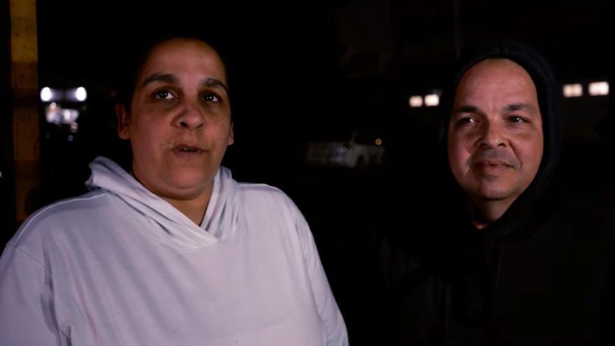Anibel Cruz Alberto y Julio Sosa denunciaron que por no participar en actos de repudio fueron "botados" del trabajo y por ello abandonaron la Isla. (Captura)
