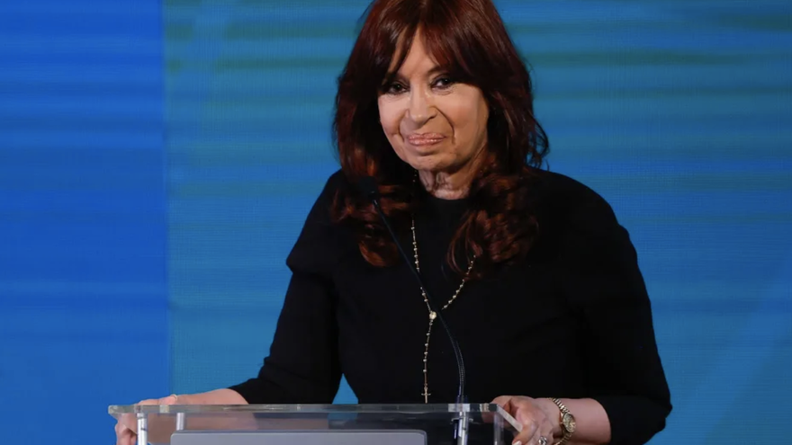 La ex presidenta y actual vicepresidenta de Argentina, Cristina Fernández de Kirchner, en una imagen de archivo. (EFE/Juan Ignacio Roncoroni)